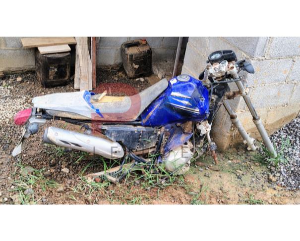 Foto de MOTOCICLE YAMAHA/XTZ 125E, 2011/2012, GASOLINA, AZUL, CHASSI: ...25536, NO ESTADO EM QUE SE ENCONTRA.