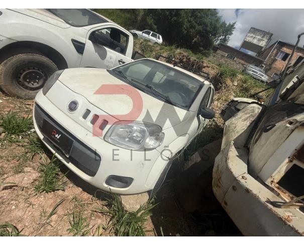Foto de PASSAGEIRO / AUTOMOVEL FIAT/UNO VIVACE 1.0, 2014/2014, ALC/GASOL, BRANCA, CHASSI: 9BD195152E0554332, RENAVAM: 00997100788, NO ESTADO EM QUE SE ENCONTRA. ESTÁ EM FUNCIONAMENTO.