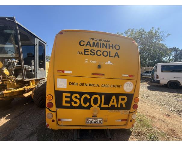 Foto de ONIBUS, VW/NEOBUS MINI ESC, AMARELA, 2018/2019, DIESEL, CHASSI: 9532M52P0KR910407, RENAVAM: 01162086006, NO ESTADO EM QUE SE ENCONTRA.