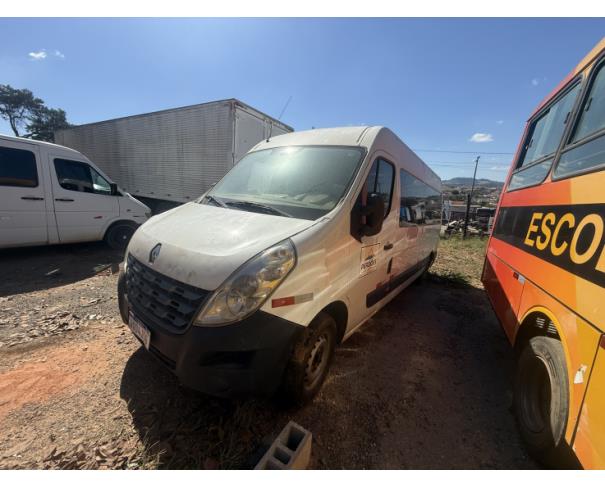 Foto de MICROONIBUS, RENAULT/M REVESCAP L3H2, BRANCA, 2018/2019, DIESEL, CHASSI: 93YMAF4XEKJ753659, RENAVAM: 01181847211, NO ESTADO EM QUE SE ENCONTRA.