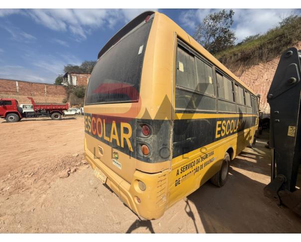 Foto de ONIBUS MARCOPOLO/VOLARE VBL ESC, DIESEL, 2008/2009, AMARELA, CHASSI: 93PB42G3P9C027813, RENAVAM: 117532347, NO ESTADO EM QUE SE ENCONTRA.