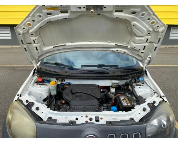 Foto de AUTOMOVEL FIAT/UNO WAY 1.0, ALCOOL/GASOLINA, BRANCA, 2012/2014, NO ESTADO EM QUE SE ENCONTRA. 