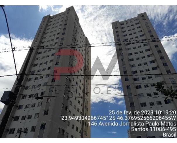 Foto de SANTOS/SP - AVENIDA JORNALISTA PAULO MATOS,N. 239 Apto. 52 BL 01, AREIA BRANCA