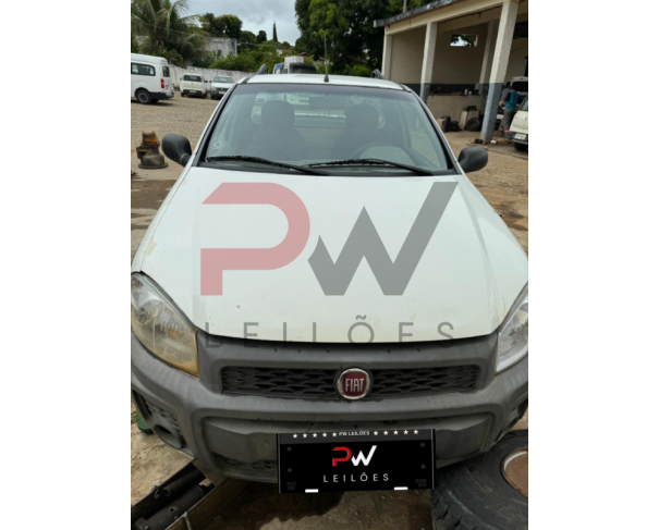 Foto de CARGA / CAMINHONETE FIAT/STRADA WK CC E,ALCOOL/GASOLINA, BRANCA, 2019/2019, NO ESTADO EM QUE SE ENCONTRA. 