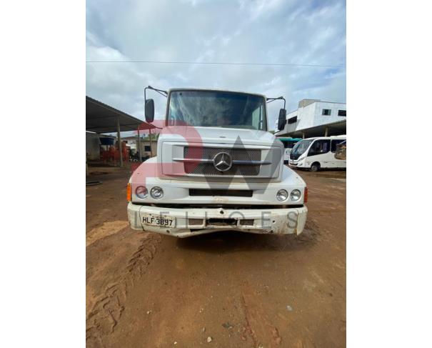 Foto de CARGA / CAMINHAO M.BENZ/L 1318, BRANCA, DIESEL, 2010/2010, PLACA HLF-3897, CHASSI: 9BM694000AB736802, RENAVAM: 00234681764,, NO ESTADO EM QUE SE ENCONTRA. 