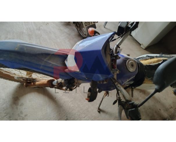 Foto de MOTOCICLE YAMAHA/XTZ 125E, 2011/2012, GASOLINA, AZUL, CHASSI: ...25502,  NO ESTADO EM QUE SE ENCONTRA.
