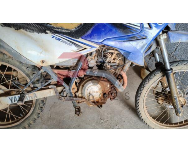 Foto de MOTOCICLE YAMAHA/XTZ 125E, 2011/2012, GASOLINA, AZUL, CHASSI: ...25502,  NO ESTADO EM QUE SE ENCONTRA.