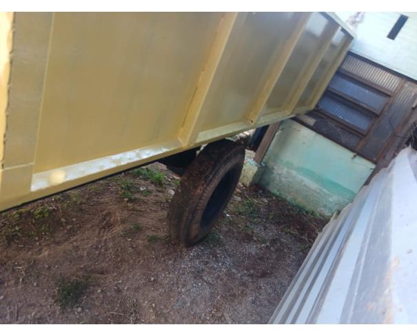Foto de CARRETA AGRÍCOLA BASCULANTE, NO ESTADO EM QUE SE ENCONTRA.