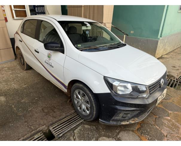 Foto de AUTOMOVEL  VW/GOL 1.0L MC4, ALCOOL/GASOLINA, BRANCA, 2018/2019, CHASSI: 9BWAG45U0KT090938, RENAVAM: 01177290038, NO ESTADO EM QUE SE ENCONTRA.