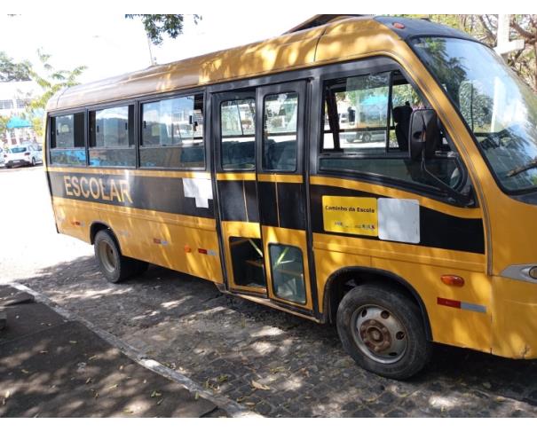 Foto de PAS/ ONIBUS MARCOPOLO/VOLARE W8, DIESEL, AMARELA, 2009/2009, CHASSI: ...30127, NO ESTADO EM QUE SE ENCONTRA.