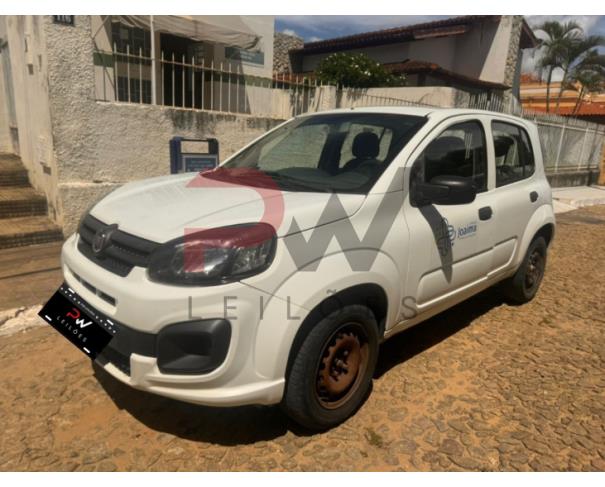 Foto de PASSAGEIRO / AUTOMOVEL FIAT/UNO ATTRACTIVE 1.0, ALCOOL/GASOLINA, BRANCA, 2018/2019, NO ESTADO EM QUE SE ENCONTRA. 