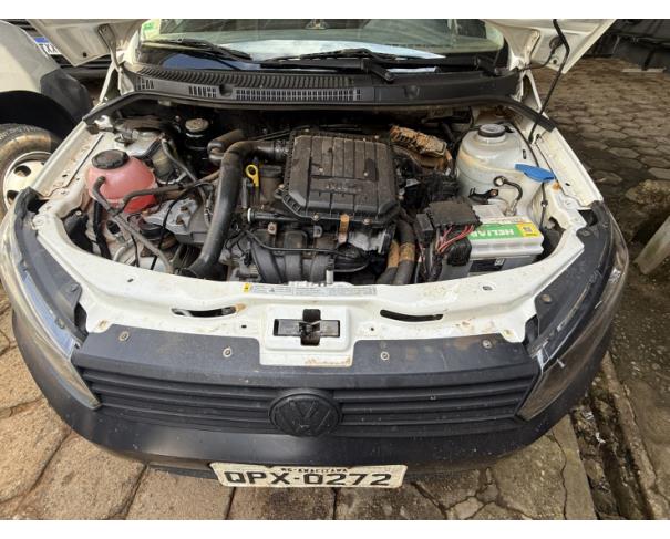 Foto de AUTOMOVEL VW/GOL 1.0L MC4, ALCOOL/GASOLINA, BRANCA, 2018/2019, CHASSI: 9BWAG45U1KT096361, RENAVAM:01177283120 , NO ESTADO EM QUE SE ENCONTRA.