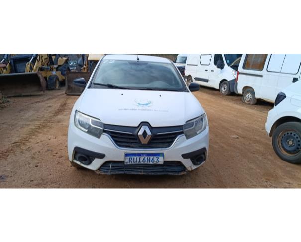 Foto de AUTOMOVEL, RENAULT/LOGAN ZEN10MT, BRANCA, 2021/2022, ALCOOL/GASOLINA, CHASSI: 93Y4SRZ85NJ166208, RENAVAM: 01296350999, NO ESTADO EM QUE SE ENCONTRA.