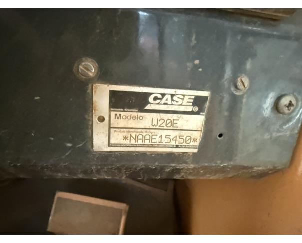 Foto de PÁ CARREGADEIRA CASE W20E, Nº DE IDENTIFICAÇÃO:  NAAE15450, ANO 2012, NO ESTADO EM QUE SE ENCONTRA.