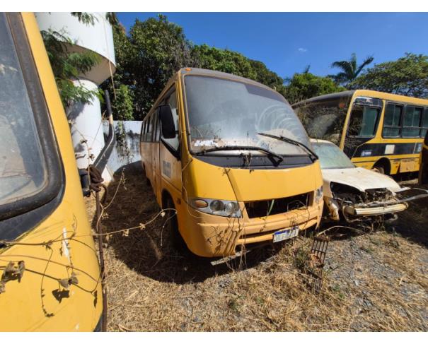 Foto de ONIBUS  MARCOPOLO/VOLARE V8L ESC, DIESEL, AMARELA, 2009/2009, CHASSI: 93PB42G3P9C030052, RENAVAM: 00150802269, NO ESTADO EM QUE SE ENCONTRA.