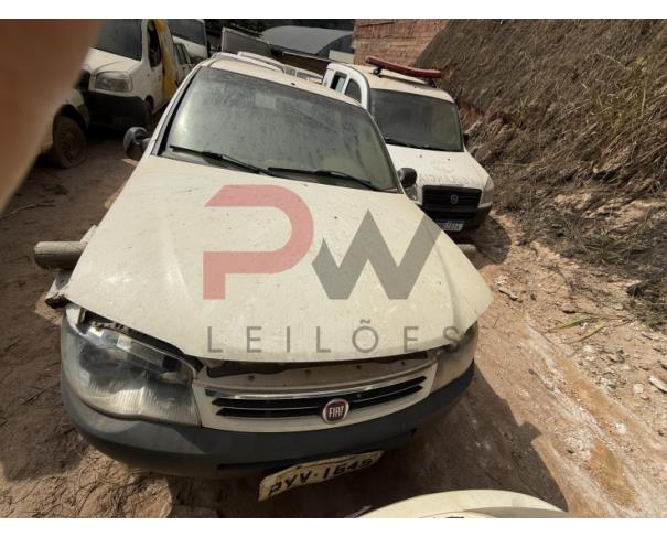 Foto de AUTOMOVEL FIAT/PALIO FIRE, ALCOOL/GASOLINA, 2016/2016, BRANCA, CHASSI: 9BD17122ZG7591901, RENAVAM: 01105334438, NO ESTADO EM QUE SE ENCONTRA.