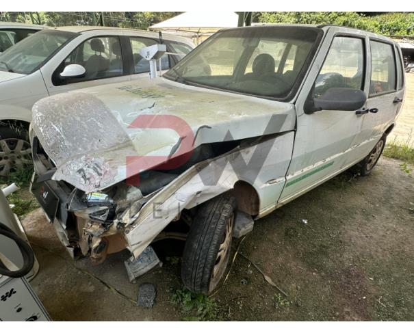Foto de AUTOMOVEL FIAT/UNO MILLE ECONOMY, ALCOOL/GASOLINA, BRANCA, 2010/2011, CHASSI: ...84559, NO ESTADO EM QUE SE ENCONTRA. 