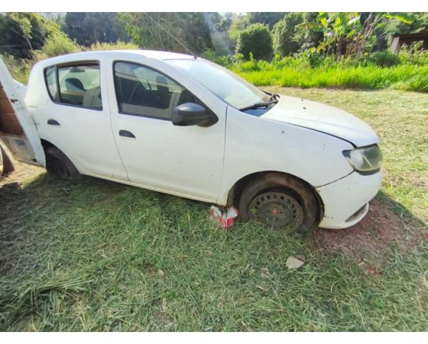 Foto de AUTOMOVEL, RENAULT/SANDERO AUTH 10, 2017/2018, BRANCA, ALCOOL/GASOLINA, CHASSI: 93Y5SRF84JJ868271, RENAVAM: 01120745630, NO ESTADO EM QUE SE ENCONTRA.