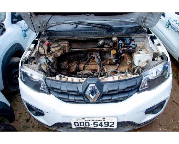 Foto de PAS/AUTOMOVEL RENAULT/KWID LIFE 10MT, ALCOOL/GASOLINA, 2018/2019, BRANCA, PLACA: QOO-5492, RENAVAM: 01155658296, CHASSI: 93YRBB007KJ399452, NO ESTADO EM QUE SE ENCONTRA.