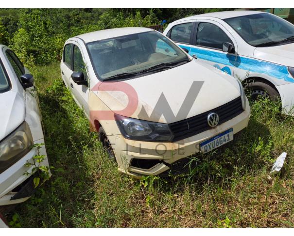 Foto de AUTOMOVEL, VW/GOL 1.0L MC4, BRANCA, 2019/2020, ALCOOL/GASOLINA, RENAVAM: 01225695047, CHASSI: 9BWAG45U3LT108057, NO ESTADO EM QUE SE ENCONTRA.