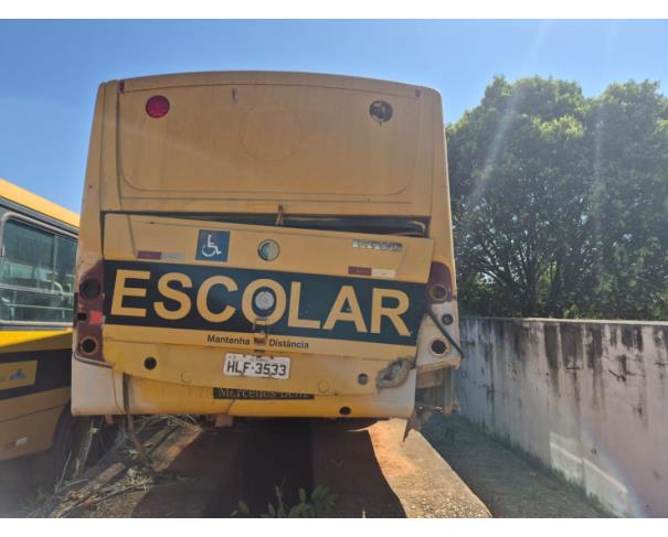 Foto de ONIBUS M.BENZ/INDUSCAR FOZ U, DIESEL, AMARELA, 2010/2010, CHASSI: 9BM384067AB723711, RENAVAM: 00226537030, NO ESTADO EM QUE SE ENCONTRA.