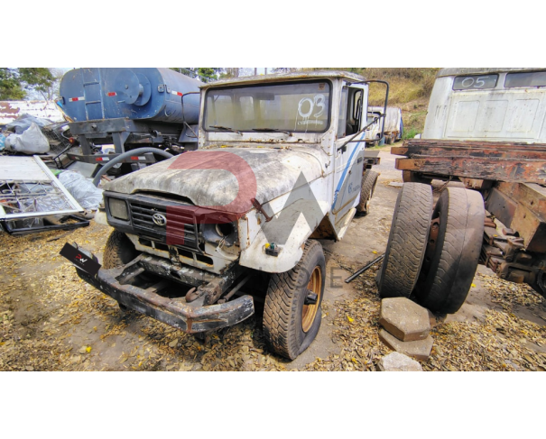 Foto de CARGA / CAMIONETA TOYOTA/BANDEIRANTE, 1991/1991, DIESEL, BRANCA, CHASSI: 9BR0J0040M1014207, RENAVAM: 00607393220, NO ESTADO EM QUE SE ENCONTRA. CHASSI EMPENADO.