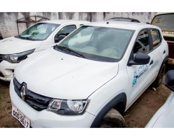 Foto de PAS/AUTOMOVEL  RENAULT/KWID LIFE 10 MT, ALCOOL/GASOLINA, 2018/2019, BRANCA, PLACA: QOO-5617, RENAVAM: 01155657044, CHASSI: 93YRBB008KJ401001, NO ESTADO EM QUE SE ENCONTRA.