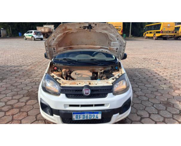 Foto de AUTOMOVEL FIAT/UNO ATTRACTIVE 1.0, BRANCA, 2020/2020, ALCOOL/GASOLINA, CHASSI: 9BD195A4ZL0886984, RENAVAM: 01230925845, NO ESTADO EM QUE SE ENCONTRA.