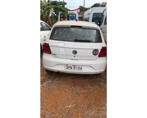 Foto de AUTOMOVEL VW/GOL 1.6L MB5, ALCOOL/GASOLINA, BRANCA, 2018/2019, CHASSI: 9BWAB45U9KT071187, RENAVAM: 01171058494, NO ESTADO EM QUE SE ENCONTRA.