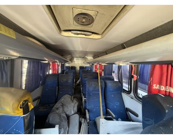 Foto de ONIBUS, M.BENZ/MASCA GRANMICRO O, BRANCA, 2018/2019, DIESEL, CHASSI: 9BM979277KB089816, RENAVAM: 01200042775, NO ESTADO EM QUE SE ENCONTRA. OBS: IMPEDIMENTO ADM.DANO MEDIA MONTA