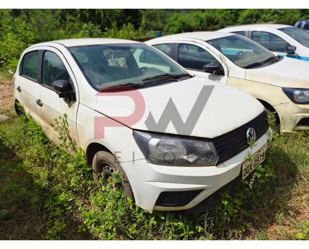Foto de AUTOMOVEL, VW/GOL 1.0L MC4, BRANCA, 2018/2019, ALCOOL/GASOLINA, RENAVAM: 01160625910, CHASSI: 9BWAG45U1KT020297, NO ESTADO EM QUE SE ENCONTRA.