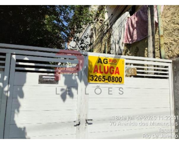 Foto de RIO DE JANEIRO/RJ - CASA - AVENIDA DOS MANANCIAIS N. 61, CS IV, LT VII - TAQUARA 