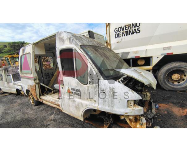 Foto de CAMINHONE FIAT/DUCATO M RONTAN AMB, 2005/2005, BRANCA, DIESEL, CHASSI: ...22169, NO ESTADO EM QUE SE ENCONTRA.