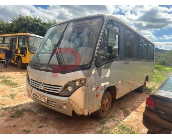 Foto de PASSAGEIRO / ONIBUS AGRALE/COMIL PIA ROD O, 2011/2012, DIESEL, PRATA, PLACA HLQ-3130, RENAVAM: 00450608263, CHASSI: 9BYC22Y1SCC005386, NO ESTADO EM QUE SE ENCONTRA.