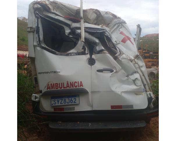 Foto de SUCATA DE VEÍCULO I/M.BENZ 417 ALTER AMB, BRANCA, 2023/2024, ANTIGA PLACA: SYZ-8J62, NO ESTADO EM QUE SE ENCONTRA.
