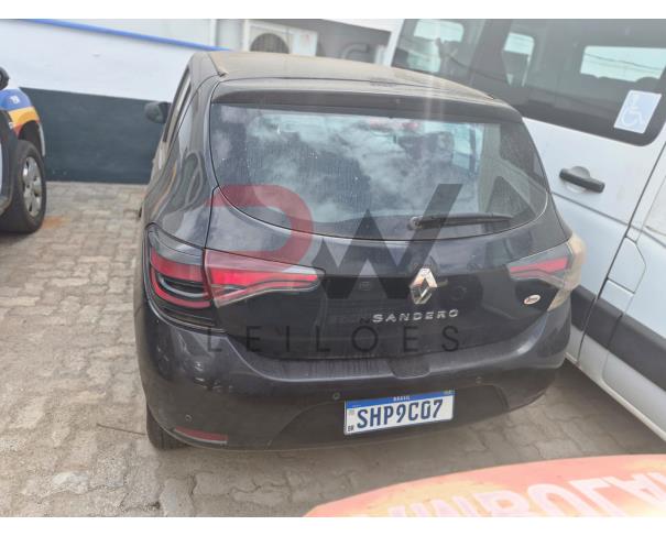 Foto de AUTOMOVEL, RENAULT/SANDERO SEDITION, PRETA,  2022/2023, ALCOOL/GASOLINA, CHASSI: 93Y5SRT55PJ266808,  RENAVAM: 01336688715, NO ESTADO EM QUE SE ENCONTRA.