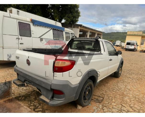 Foto de CARGA / CAMINHONETE FIAT/STRADA WK CC E, ALCOOL/GASOLINA, BRANCA, 2017/2017, NO ESTADO EM QUE SE ENCONTRA. 
