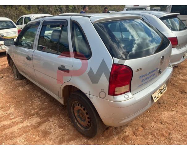 Foto de PASSAGEIRO / AUTOMOVEL VW/GOL 1.0 GIV, 2012/2013, ALC/GASOL, PRATA, PLACA HLF-8589, RENAVAM: 00459290240, CHASSI: 9BWAA05W0DP012232, NO ESTADO EM QUE SE ENCONTRA.