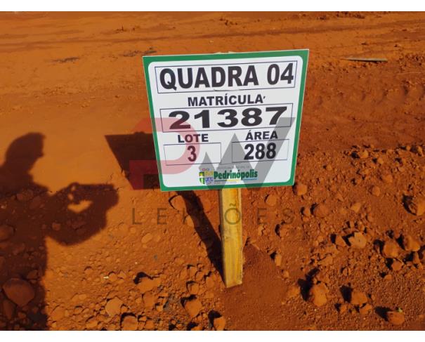 Foto de QUADRA 04, LOTE 03, AVENIDA COMERCIAL DO VALLE, LOTEAMENTO VIA COMERCIAL DO VALLE, PEDRINÓPOLIS/MG, ÁREA DE 288,00 M². MATRÍCULA: 21387. NO ESTADO EM QUE SE ENCONTRA.