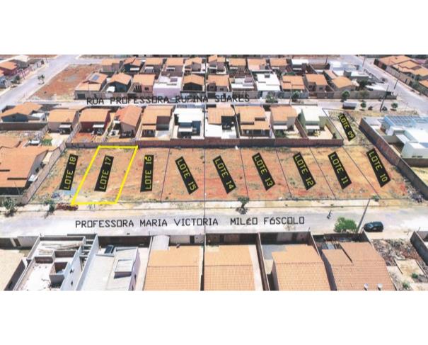 Foto de IMÓVEL URBANO: Área Institucional. Um lote de terreno de nº 280, Quadra 46, setor 16, medindo 250,00m², situado em Pompéu/MG, bairro Morada do Sol, na Rua Professora Maria Victória Miléo Fóscolo, NO ESTADO EM QUE SE ENCONTRA.