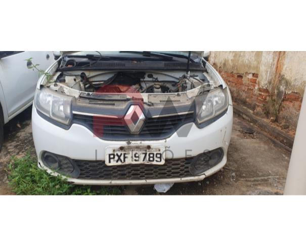 Foto de PASSAGEIRO / AUTOMOVEL RENAULT/SANDERO EXPR 16, ALCOOL/GASOLINA, 2015/2016, PLACA PXF-9789, CHASSI: 93Y5SRD64GJ195691, RENAVAM: 01075571593, NO ESTADO EM QUE SE ENCONTRA. 