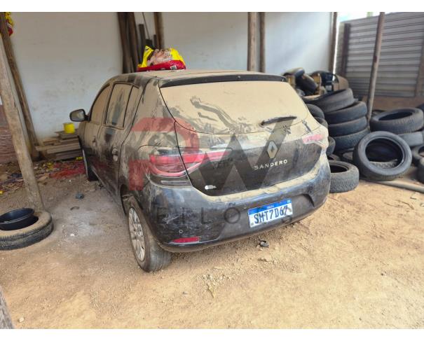 Foto de AUTOMOVEL, RENAULT/SANDERO SEDITION, PRETA,  2022/2023, ALCOOL/GASOLINA, CHASSI: 93Y5SRT55PJ266704, RENAVAM: 01336690183,  NO ESTADO EM QUE SE ENCONTRA.