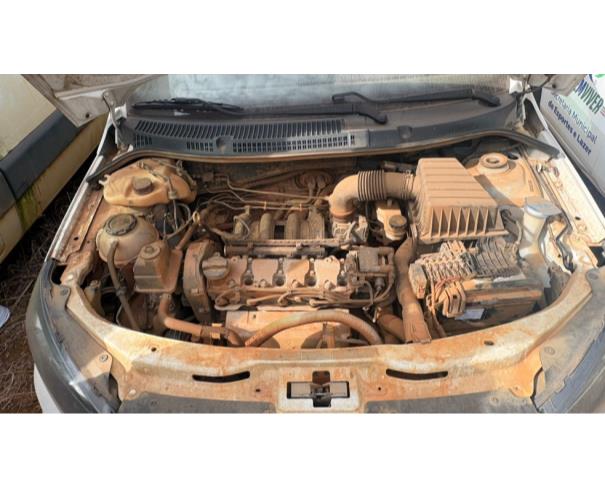 Foto de AUTOMOVEL VW/GOL 1.6L MB5, ALCOOL/GASOLINA, BRANCA, 2018/2019, CHASSI: 9BWAB45U9KT071187, RENAVAM: 01171058494, NO ESTADO EM QUE SE ENCONTRA.