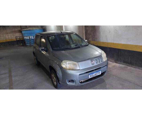 Foto de PASSAGEIRO / AUTOMOVEL FIAT/UNO VIVACE 1.0, 2010/2011, ALC/GASOL, CINZA, PLACA MSL - 6E79, RENAVAM: 00264443446, CHASSI: 9BD195152B0075228, NO ESTADO EM QUE SE ENCONTRA