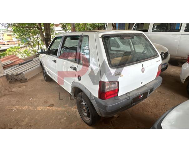 Foto de AUTOMOVEL FIAT/UNO MILLE WAY ECON, ALCOOL/GASOLINA, BRANCA, 2013/2013, CHASSI: ...26849,  NO ESTADO EM QUE SE ENCONTRA.