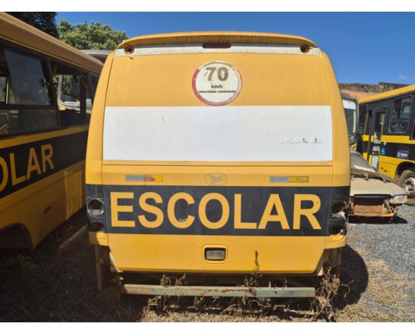 Foto de ONIBUS MARCOPOLO/VOLARE V8L ESC, DIESEL, AMARELA, 2009/2009, CHASSI: 93PB42G3P9C030043, RENAVAM:00150805071, NO ESTADO EM QUE SE ENCONTRA.