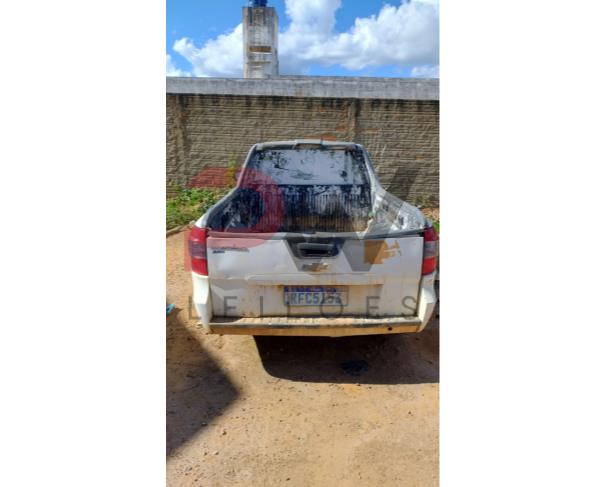 Foto de CAMIINHONETE CHEVROLET MONTANA LS,  2019/2020, ALC/GASL, BRANCA, CHASSI: 9BGCA8030LB156260, RENAVAM: 01229826952, NO ESTADO EM QUE SE ENCONTRA.