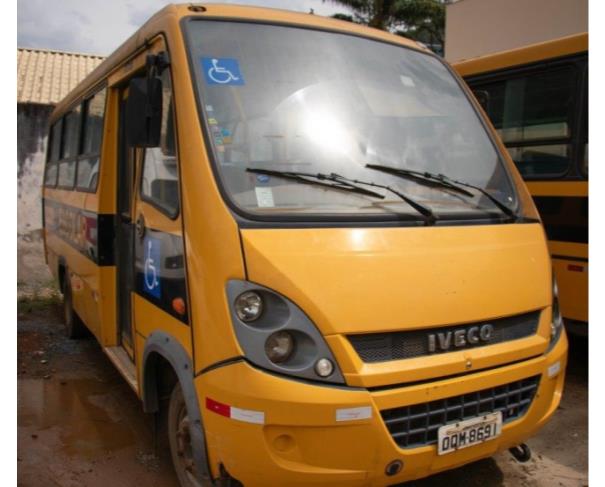Foto de PAS/ONIBUS IVECO /CITYCLASS 70C17, DIESEL, 2013/2013, AMARELA, PLACA: OQM-8691, RENAVAM: 00565517333, CHASSI: 93ZL68C01D8452611, NO ESTADO EM QUE SE ENCONTRA.