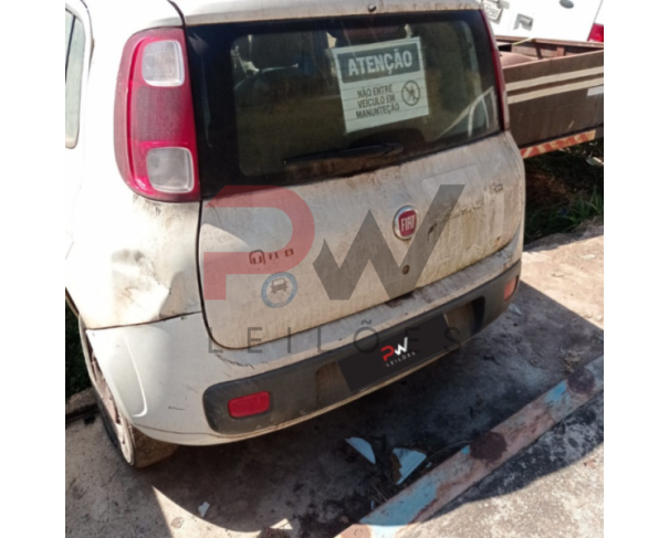 Foto de PASSAGEIRO / AUTOMOVEL FIAT/UNO VIVACE 1.0, 2014/2014, ALC/GASOL, BRANCA, CHASSI: 9BD195152E0554304, RENAVAM: 00997096535, NO ESTADO EM QUE SE ENCONTRA. MOTOR AVARIADO.