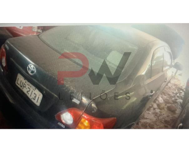 Foto de PASSAGEIRO / TOYOTA / COROLLA XLI18FLEX /Placa: LUP2131 / UF: MG Município: Juiz de Fora /Ano fabricação: 2008 / Ano modelo: 2008 / Cor: PRETA / Chassi: 9BRBB42E195011911 /Motor: 4758313 /RENAVAM: 00968054307, NO ESTADO EM QUE SE ENCONTRA. 